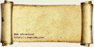 Isak Šaranac vizit kartica